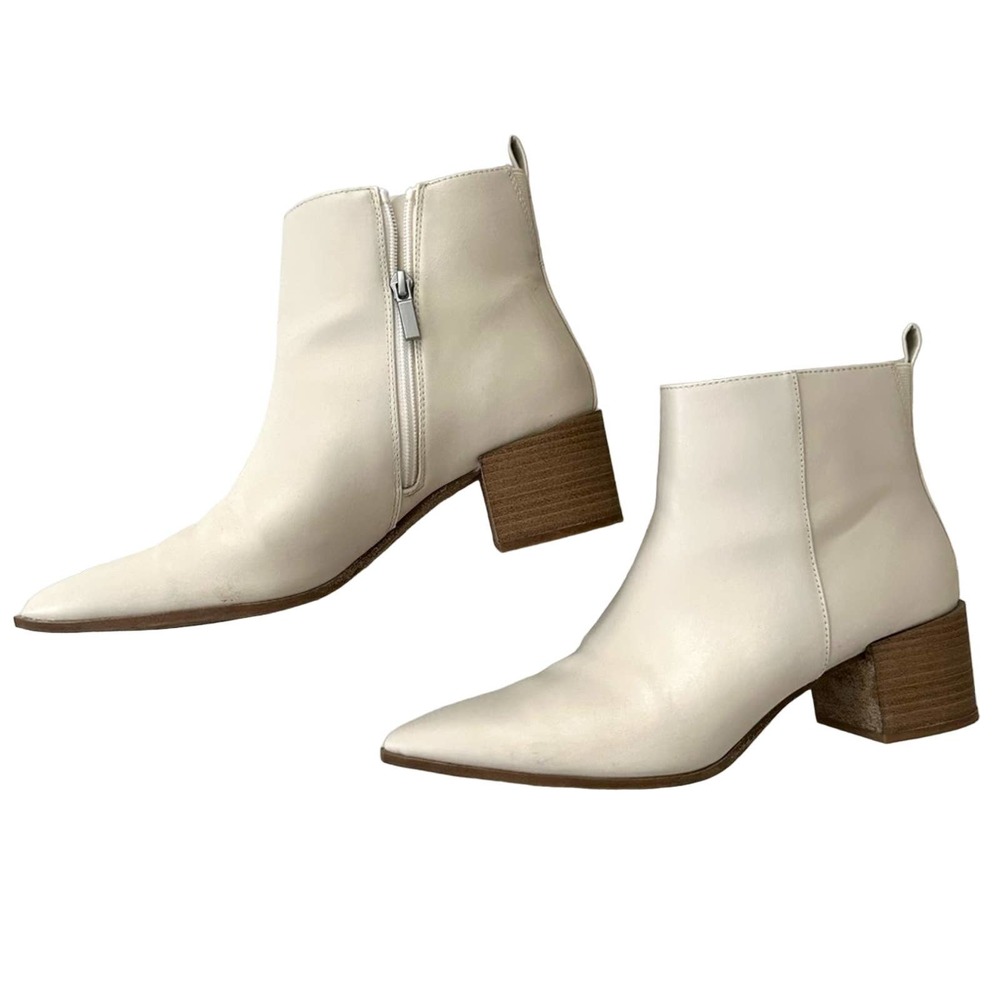 White Ankle Booties